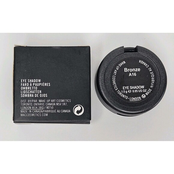 MAC Powder Single Eye Shadow ~ Bronze ~ NEW IN BOX 0.05oz/1.5g - Picture 4 of 7